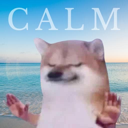 Calm meme 6
